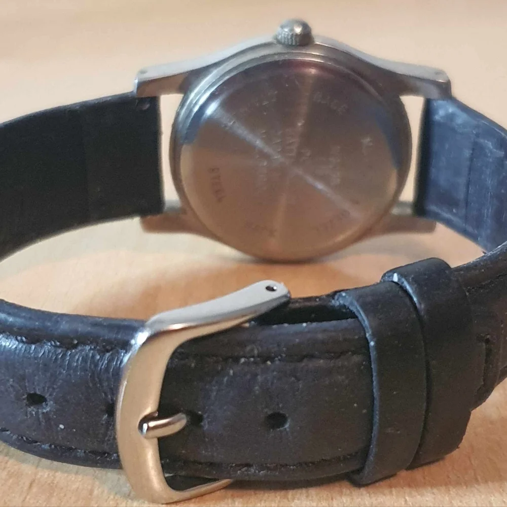 🦋10/$20🦋 M.z. Berger Silver/White Leather Women's Watch